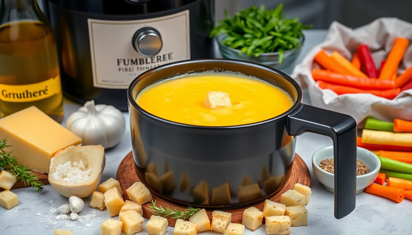 Cheesy Delight: Air Fryer Fondue
