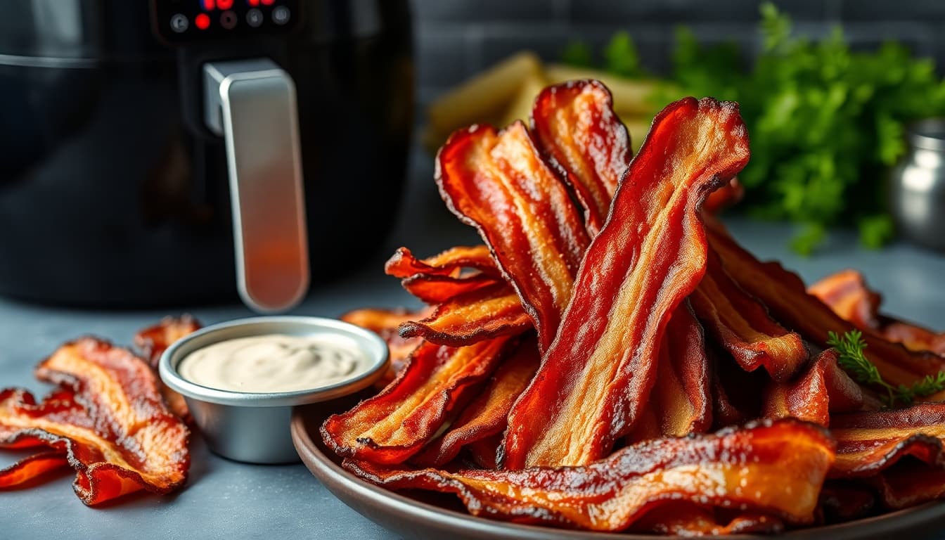 Crispy Air Fryer Bacon Bliss