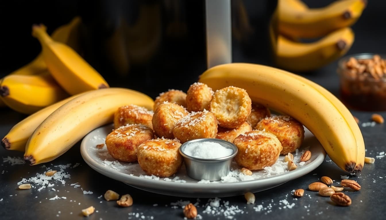 Crispy Air Fryer Banana Bites