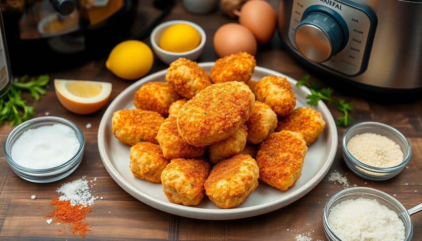 Crispy Air Fryer Chicken Nuggets