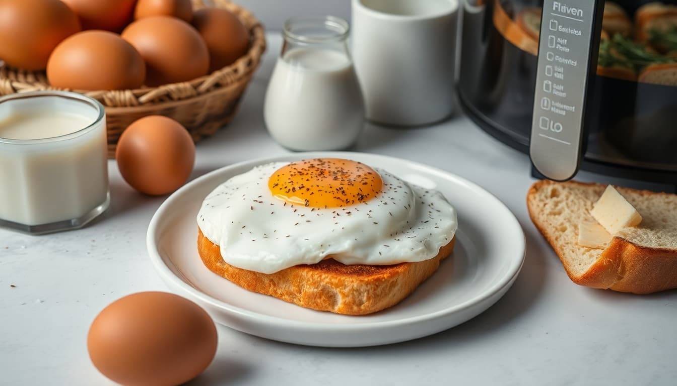 Crispy Air Fryer Egg & Bread Delight