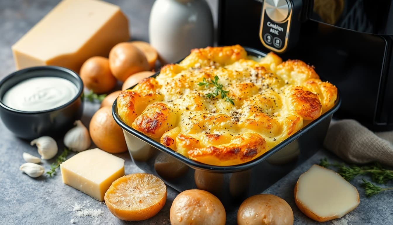 Crispy Air Fryer Gratin Dauphinois