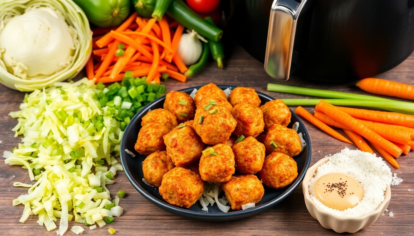 Crispy Air Fryer Manchurian Bites