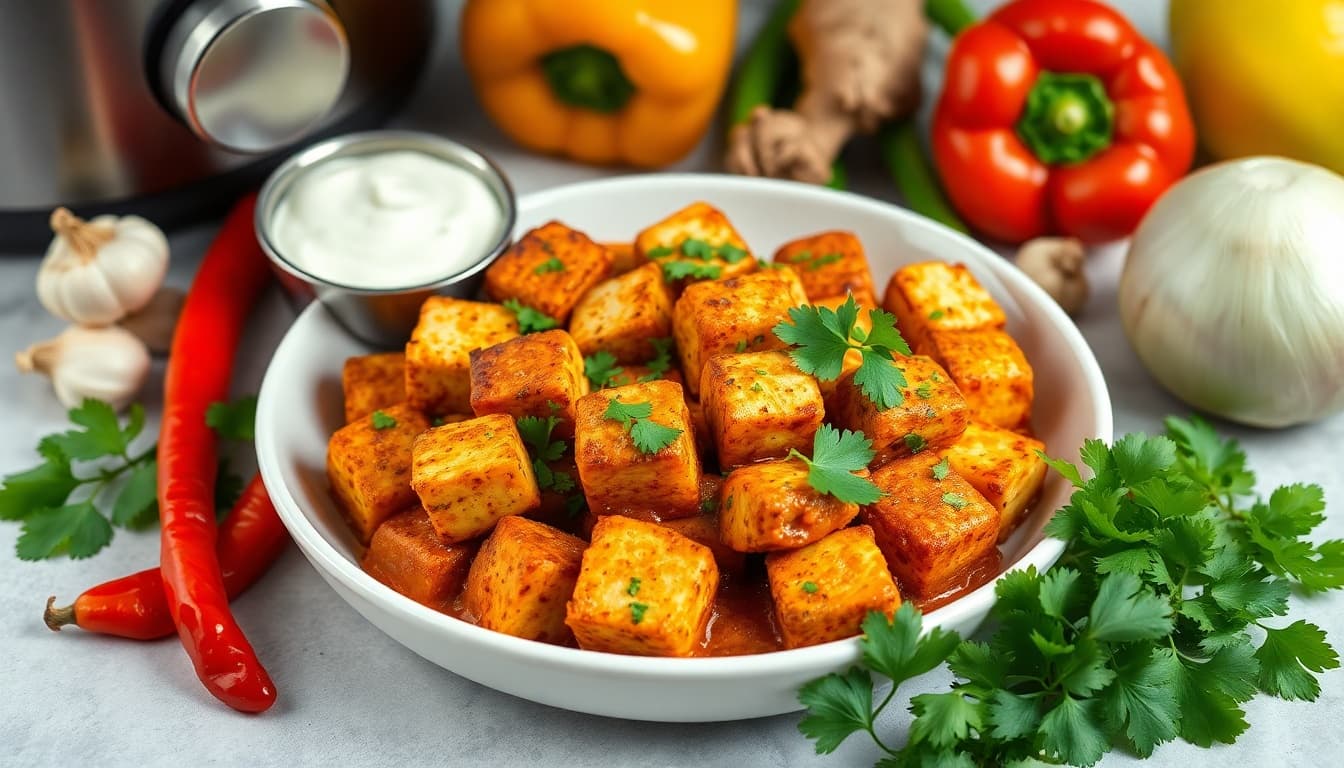 Crispy Air Fryer Paneer Tikka Masala