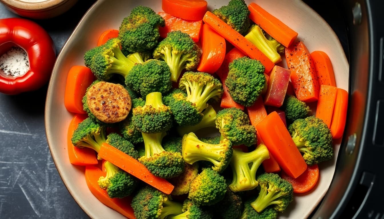 Crispy Air Fryer Veggie Medley