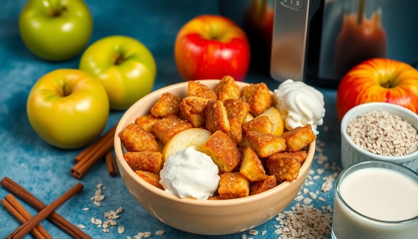 Crispy Apple Pie Breakfast Bowl