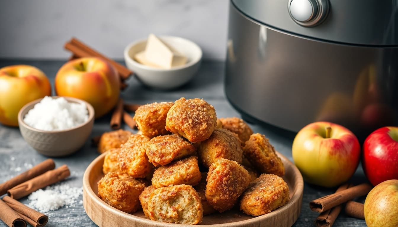 Crispy Cinnamon Apple Bites