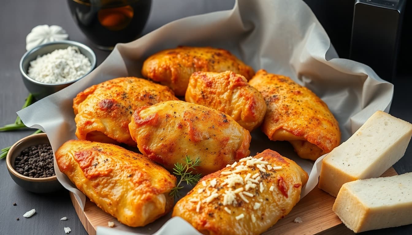 Crispy Keto Air Fryer Chicken Delight