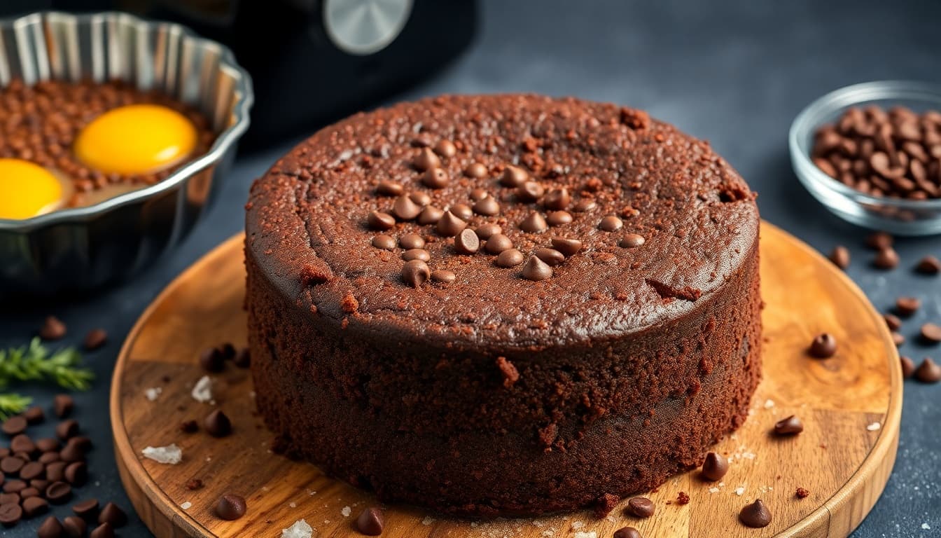 Decadent Lentil Chocolate Cake