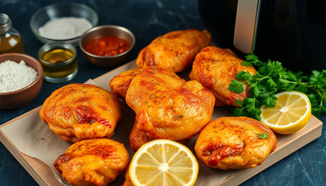 Pink Flamingo Delight: Air-Fried Chicken with a Twist