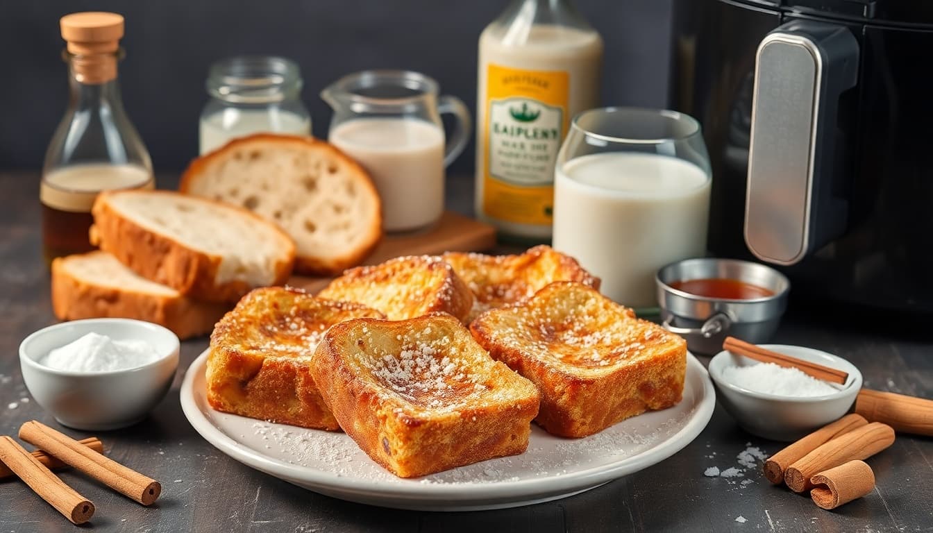 Sweet Air Fryer French Toast Bites